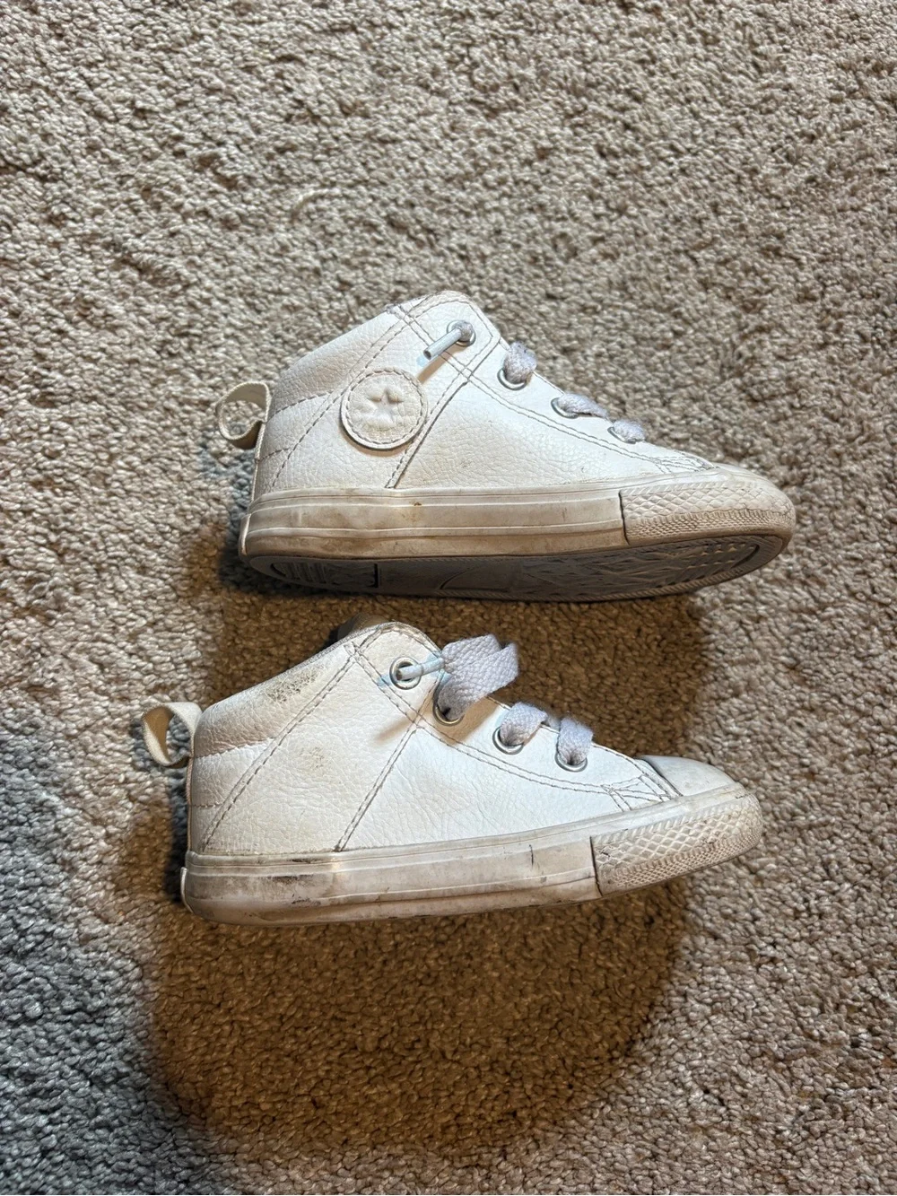 Converse Kids White High-Top Sneakers